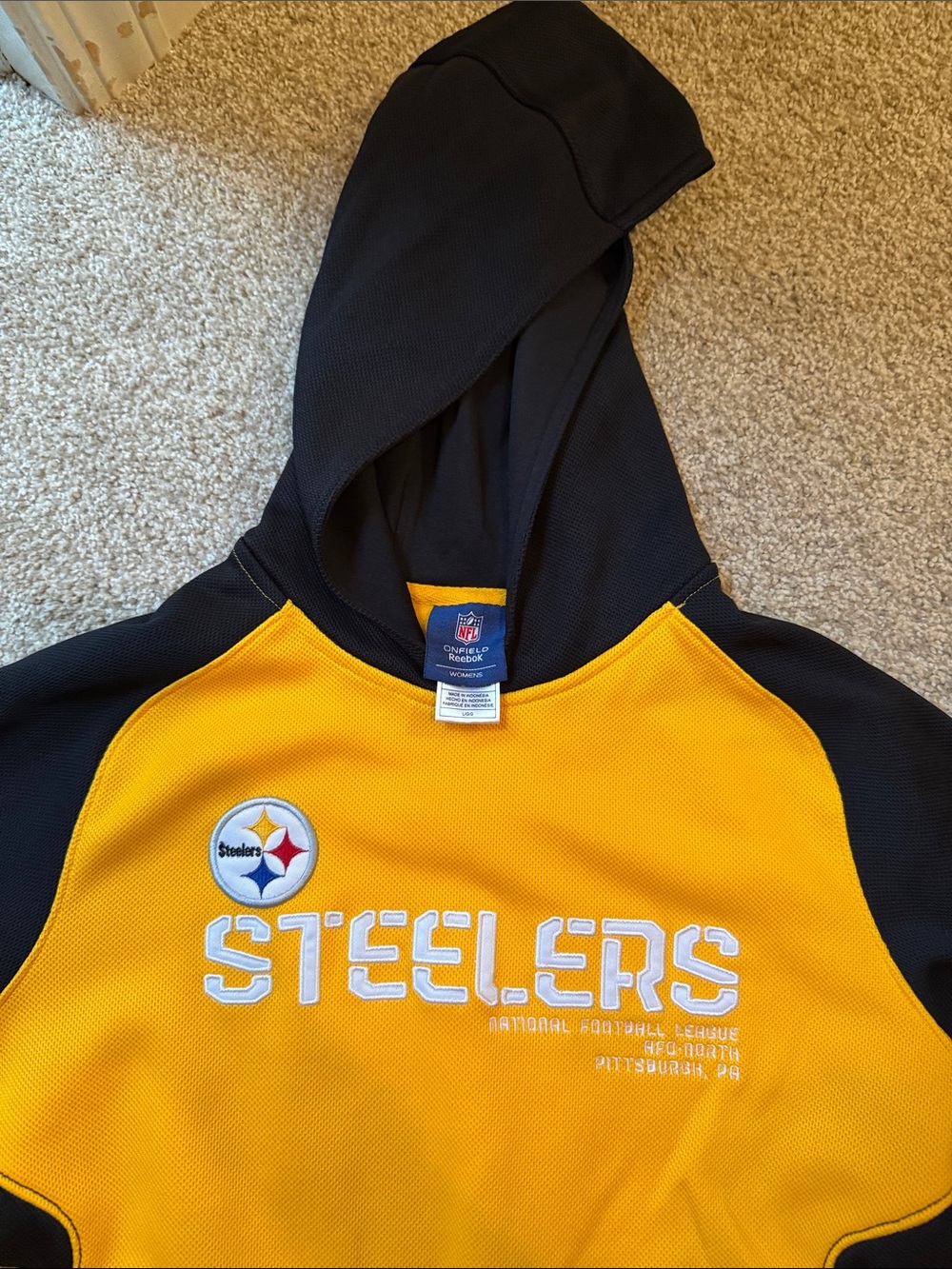 Steelers Hooded Pullover - Yellow and Black